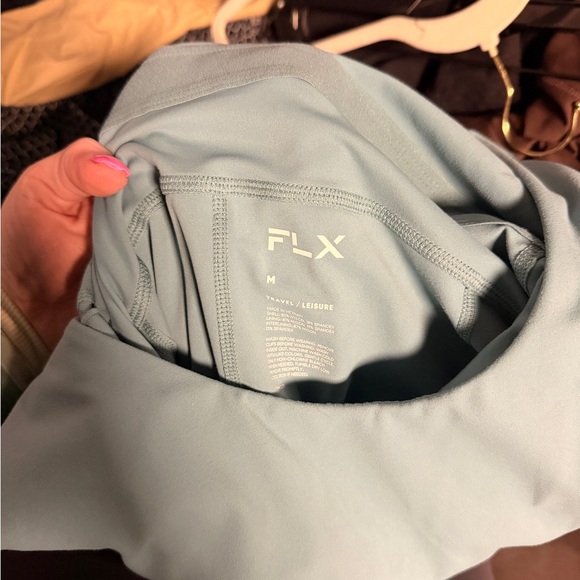 Women's FLX Affirmation Crossback Dress with Built-In Shorts - Picture 8 of 8